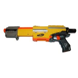 NERF N-STRIKE ALPHA TROOPER CS-18 ORIGINAL 2010 YELLOW BLACK GRAY VERSION 20"